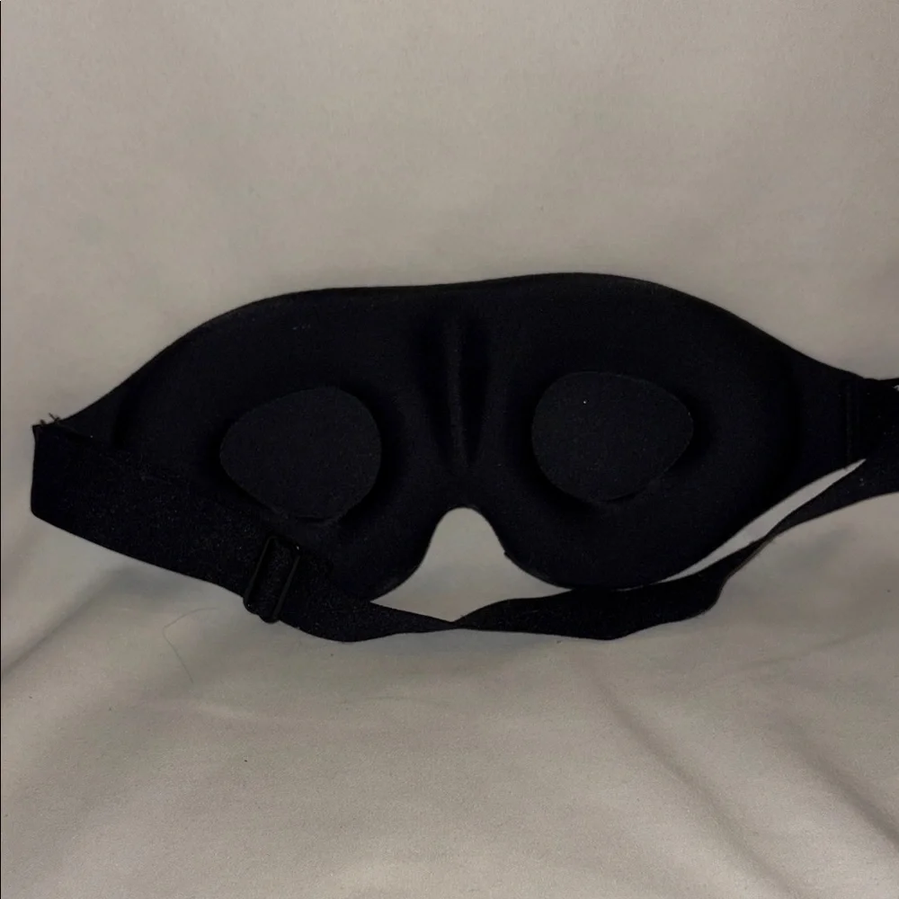 MZOO Black Contoured Sleep Mask for Men